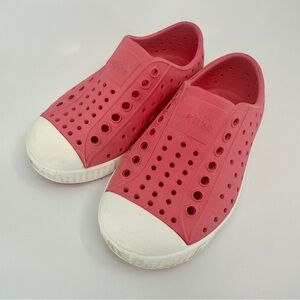 Native Kids Slip-On Water Shoes Sneakers Hot Pink Jefferson Size C8